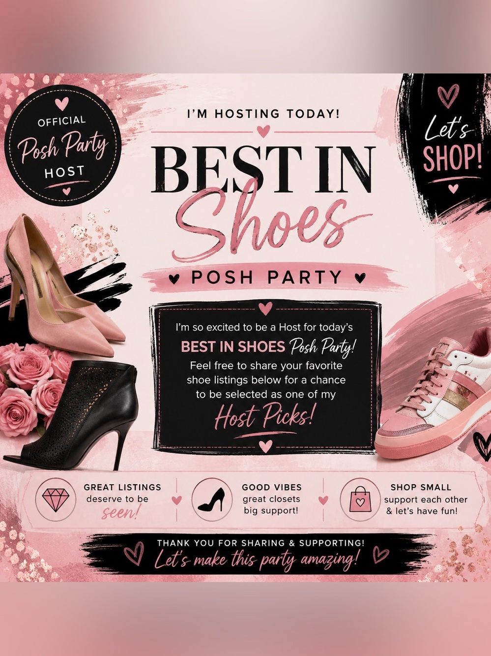 🎉 BEST IN SHOES CO-HOST 🎉 8/2/26